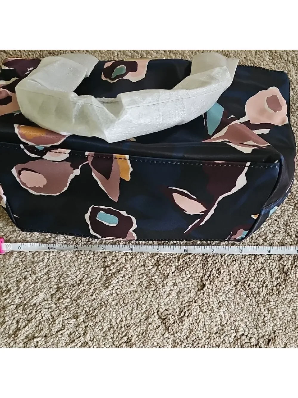 Kate Spade Black and Pink Floral Tote